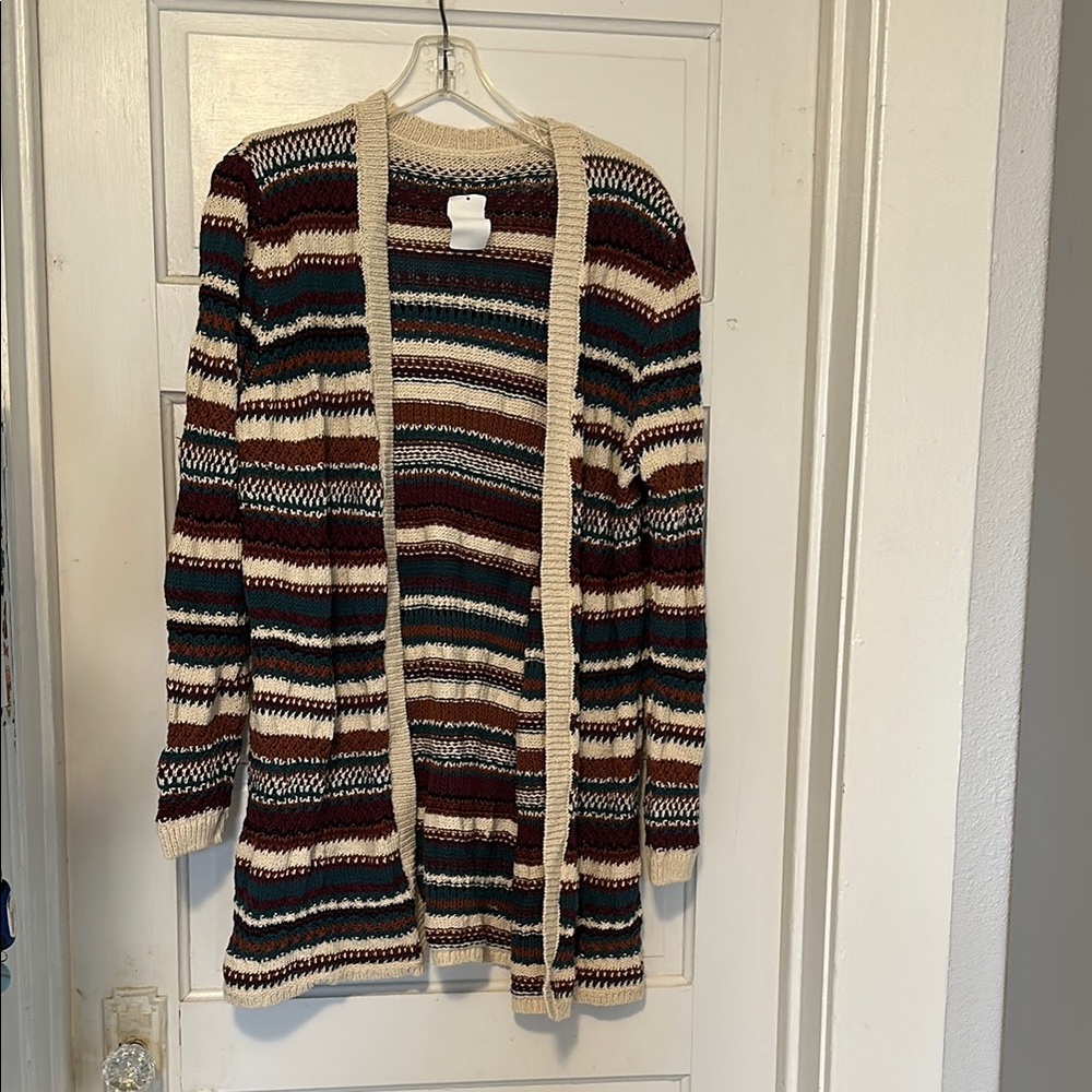 Bass Pro Shops Multicolor Striped Cardigan